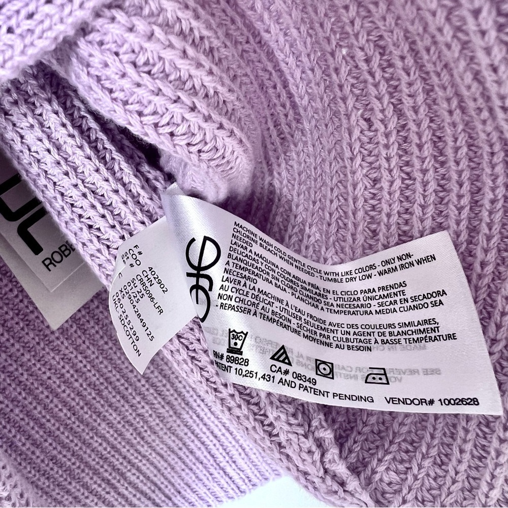 Robert Rodriguez Joyce Twist Front Knit Sweater Tank | Lavendar Frost | XS - Picture 7 of 9